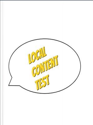 cover image of Local Content Test 1